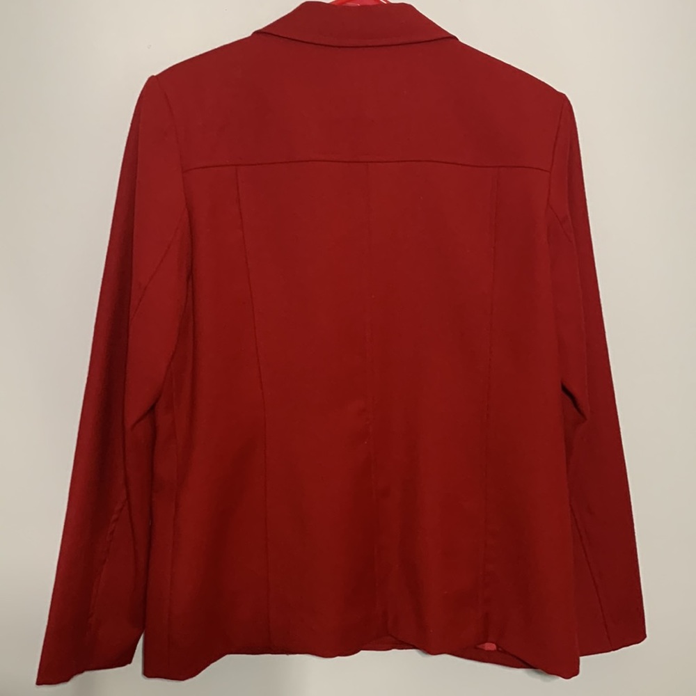 Sandro Red Wool Jacket - image 4